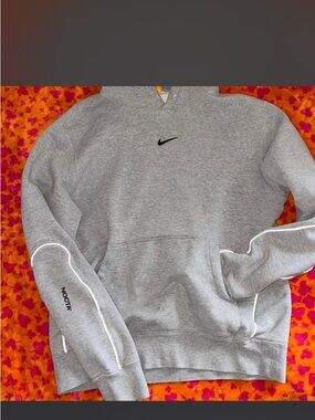 Nike NOCTA Grey Hoodie with Orange Tag